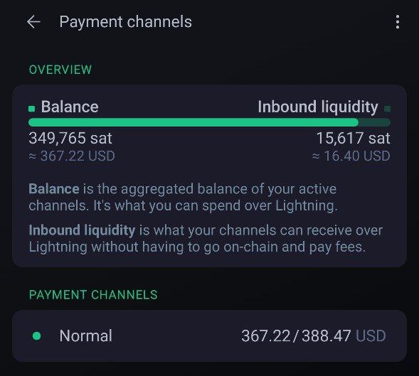 Captura de pantalla de Phoenix Wallet